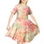 Hawaii Kid Short Sleeve Dress Aloha Tribal Pattern Sweat Pink Ombre LT9 - Polynesian Pride