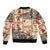 Aloha Hawaii Christmas Bomber Jacket Mele Kalikimaka Tapa Tribal Retro Style LT9 - Polynesian Pride