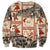 Aloha Hawaii Christmas Sweatshirt Mele Kalikimaka Tapa Tribal Retro Style LT9 - Polynesian Pride