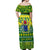 Cook Islands Christmas Off Shoulder Maxi Dress Santa Beach Meri Kiritimiti LT9 - Polynesian Pride
