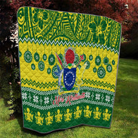 Cook Islands Christmas Quilt Santa Beach Meri Kiritimiti LT9 - Polynesian Pride