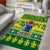 Personalised Cook Islands Christmas Area Rug Santa Beach Meri Kiritimiti LT9 - Polynesian Pride