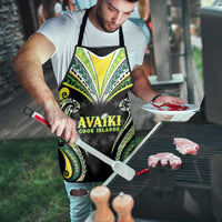 Rugby Cook Islands Avaiki Apron Black Kuki Airani Tribal Maori Inspired - Polynesian Pride