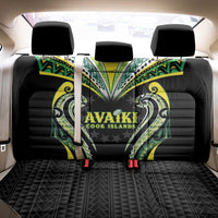 Rugby Cook Islands Avaiki Back Car Seat Cover Black Kuki Airani Tribal Maori Inspired - Polynesian Pride