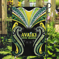 Rugby Cook Islands Avaiki Garden Flag Black Kuki Airani Tribal Maori Inspired - Polynesian Pride