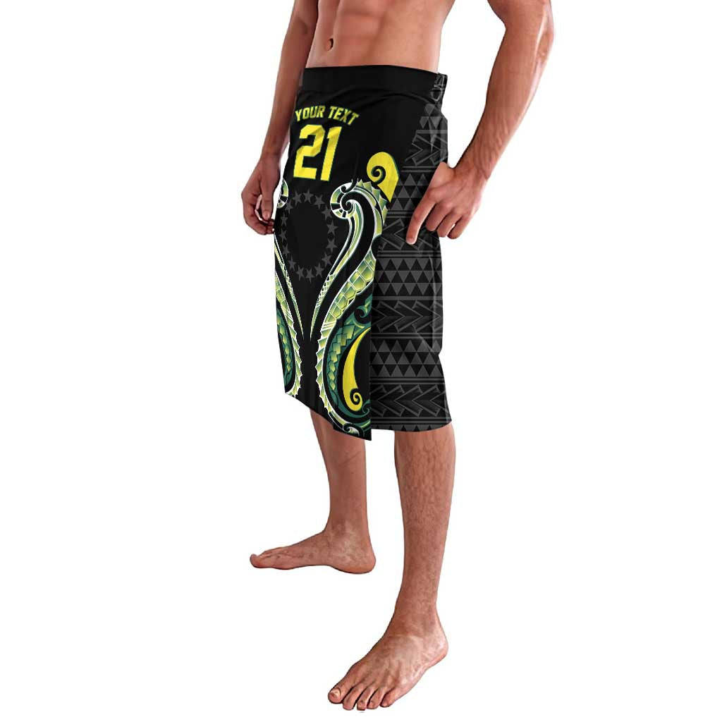 Custom Rugby Cook Islands Avaiki Lavalava Black Kuki Airani Tribal Maori Inspired - Polynesian Pride