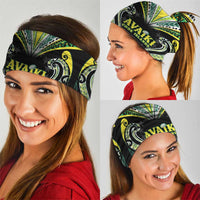 Rugby Cook Islands Avaiki Neck Gaiter Black Kuki Airani Tribal Maori Inspired - Polynesian Pride