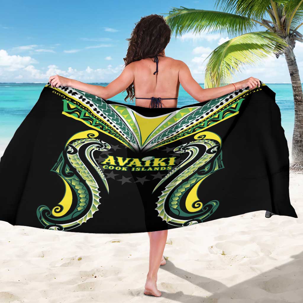 Rugby Cook Islands Avaiki Sarong Black Kuki Airani Tribal Maori Inspired - Polynesian Pride