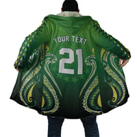 Custom Rugby Cook Islands Avaiki Cloak Green Kuki Airani Tribal Maori Inspired - Polynesian Pride