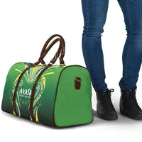 Rugby Cook Islands Avaiki Travel Bag Green Kuki Airani Tribal Maori Inspired - Polynesian Pride