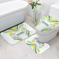Rugby Cook Islands Avaiki Bathroom Set White Kuki Airani Tribal Maori Inspired - Polynesian Pride