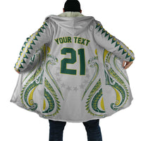 Custom Rugby Cook Islands Avaiki Cloak White Kuki Airani Tribal Maori Inspired - Polynesian Pride