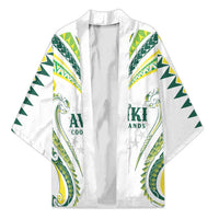 Custom Rugby Cook Islands Avaiki Kimono White Kuki Airani Tribal Maori Inspired - Polynesian Pride