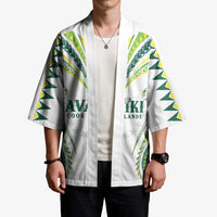 Custom Rugby Cook Islands Avaiki Kimono White Kuki Airani Tribal Maori Inspired - Polynesian Pride