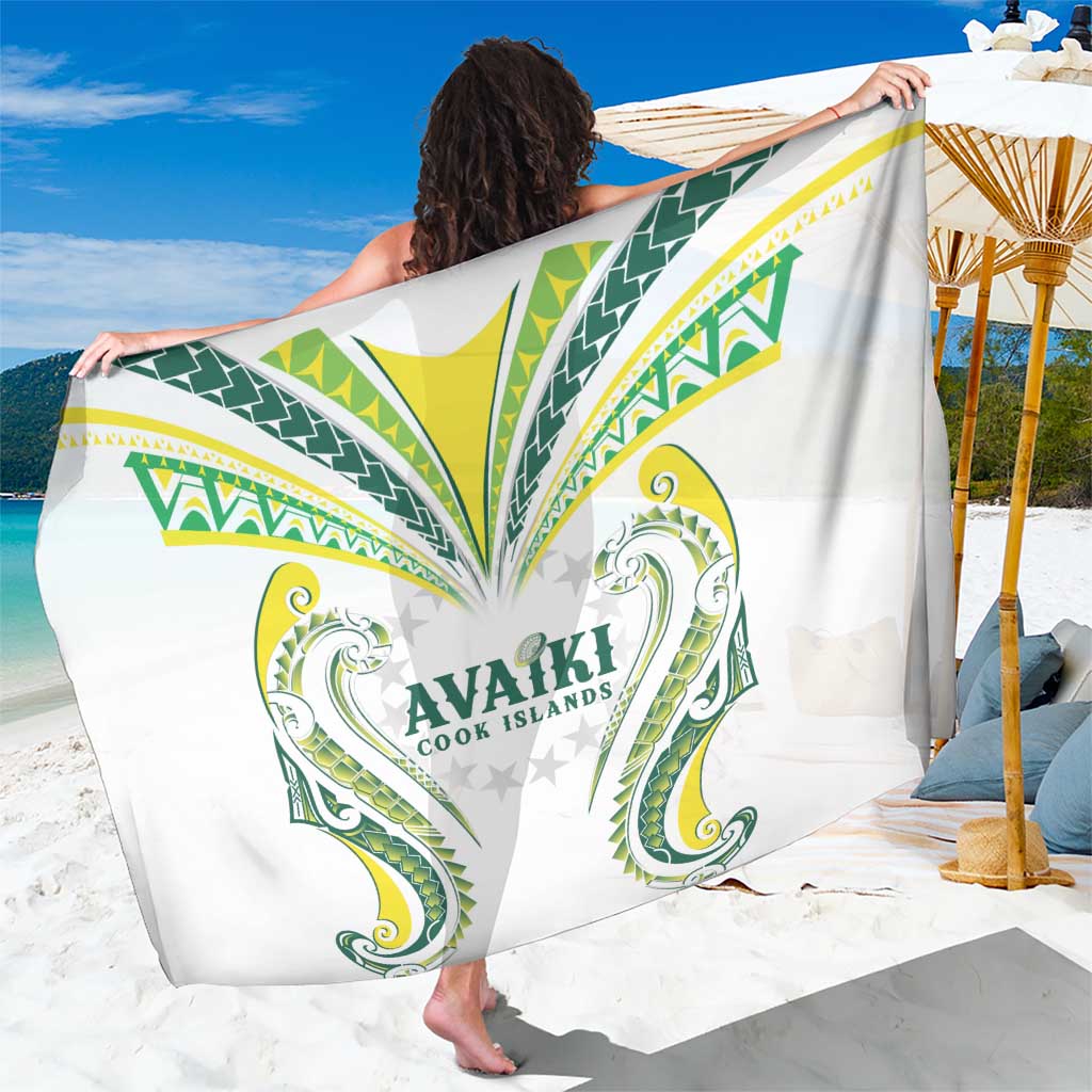 Rugby Cook Islands Avaiki Sarong White Kuki Airani Tribal Maori Inspired - Polynesian Pride