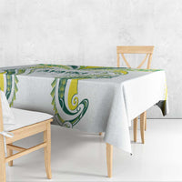 Rugby Cook Islands Avaiki Tablecloth White Kuki Airani Tribal Maori Inspired - Polynesian Pride