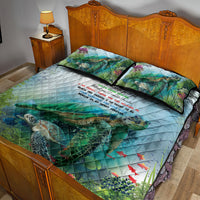 Polynesia Mother's Day Quilt Bed Set Magnificent Sea Turtle Of Love and Gratitude