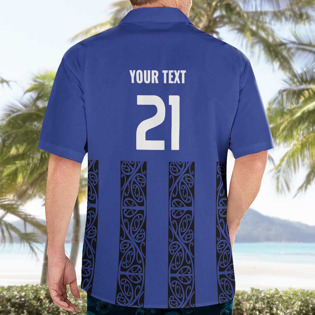 Custom Oceania Football NZ Auckland Hawaiian Shirt Maori Tribal Pattern LT9 - Polynesian Pride