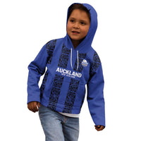 Custom Oceania Football NZ Auckland Kid Hoodie Maori Tribal Pattern LT9 - Polynesian Pride