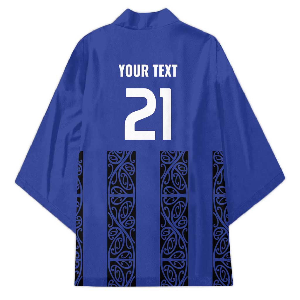 Custom Oceania Football NZ Auckland Kimono Maori Tribal Pattern LT9 - Polynesian Pride