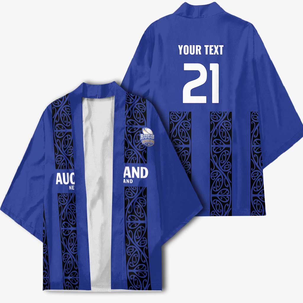 Custom Oceania Football NZ Auckland Kimono Maori Tribal Pattern LT9 - Polynesian Pride