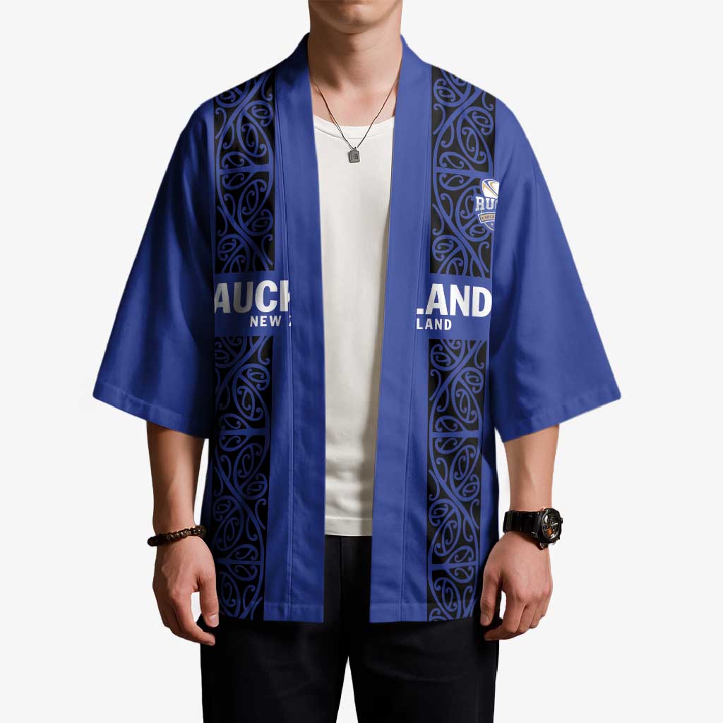 Custom Oceania Football NZ Auckland Kimono Maori Tribal Pattern LT9 - Polynesian Pride