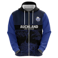 Custom Oceania Football NZ Auckland Hoodie Minimal City Map Style LT9 - Polynesian Pride