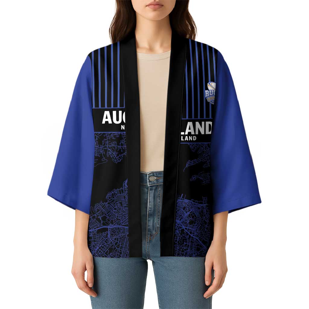 Custom Oceania Football NZ Auckland Kimono Minimal City Map Style LT9 - Polynesian Pride