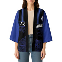 Custom Oceania Football NZ Auckland Kimono Minimal City Map Style LT9 - Polynesian Pride