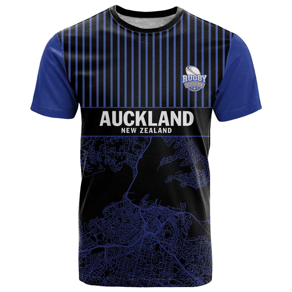 Custom Oceania Football NZ Auckland T Shirt Minimal City Map Style