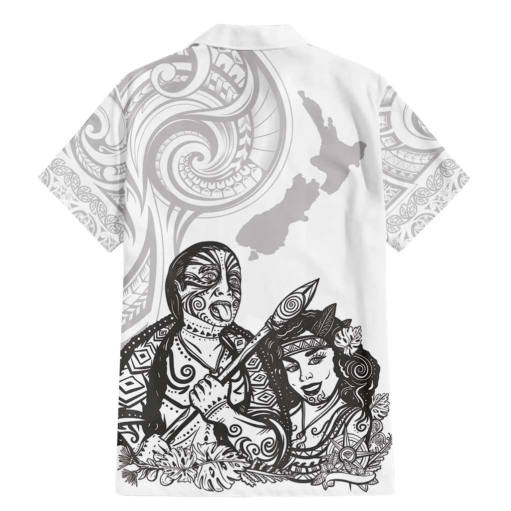 Aroha Maori Language Family Matching Mermaid Dress and Hawaiian Shirt Te Reo Maori Inspired Art