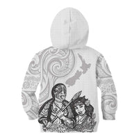 Aroha Maori Language Kid Hoodie Te Reo Maori Inspired Art