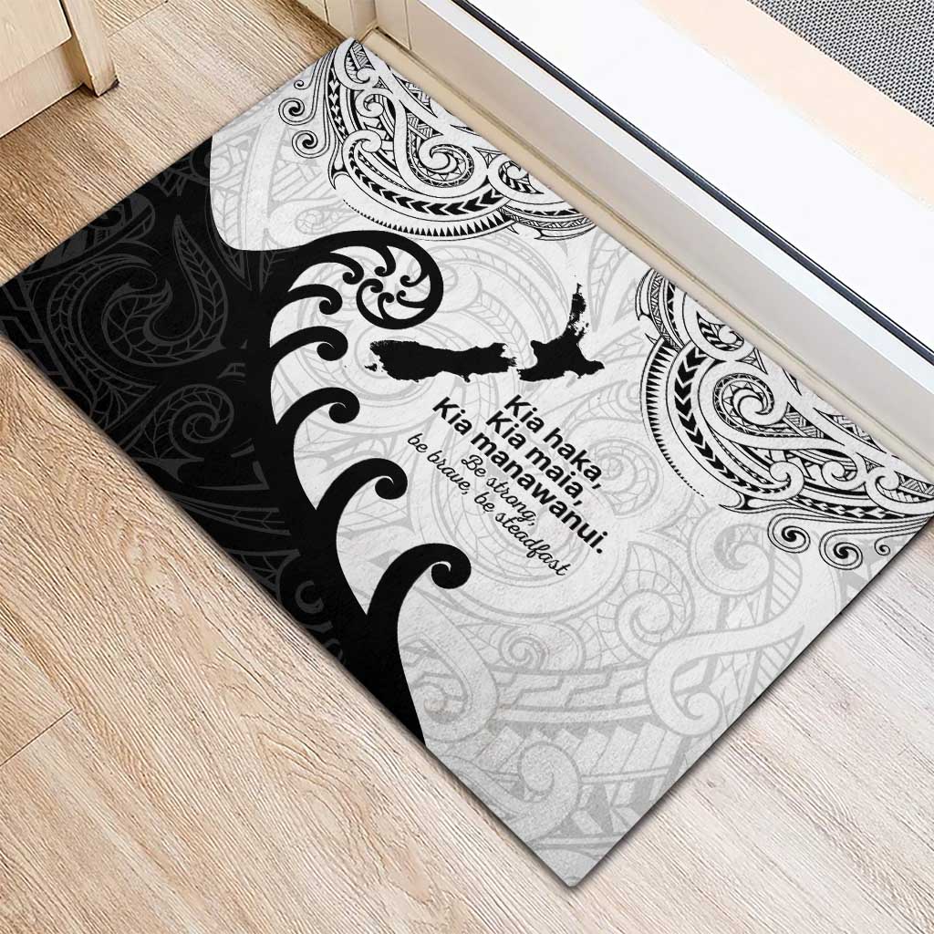 Kia Haka Maori language Rubber Doormat Te Reo Maori Inspired Art LT9 - Polynesian Pride