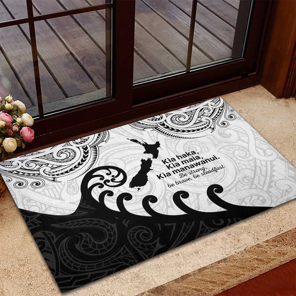 Kia Haka Maori language Rubber Doormat Te Reo Maori Inspired Art LT9 - Polynesian Pride