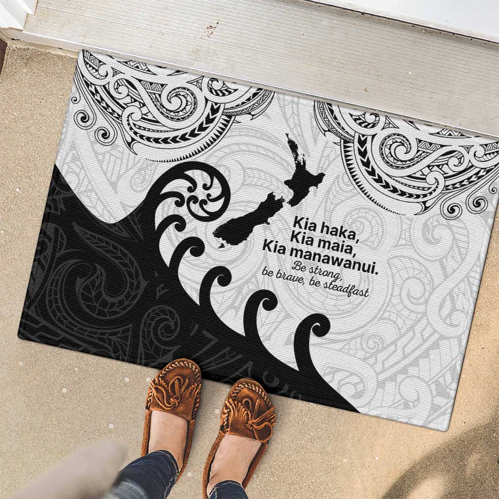 Kia Haka Maori language Rubber Doormat Te Reo Maori Inspired Art LT9 - Polynesian Pride