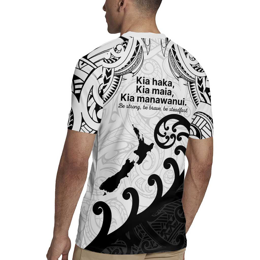 Kia Haka Maori language Rugby Jersey Te Reo Maori Inspired Art
