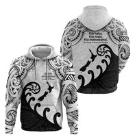 Kia Haka Maori language Zip Hoodie Te Reo Maori Inspired Art