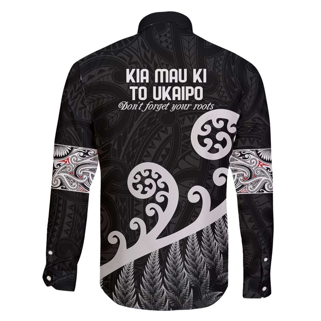 Kia Mau Ki To Ukaipo Family Matching Summer Maxi Dress and Hawaiian Shirt Te Reo Maori Koru Fern Art LT9 - Polynesian Pride