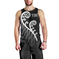Kia Mau Ki To Ukaipo Men Tank Top Te Reo Maori Koru Fern Art