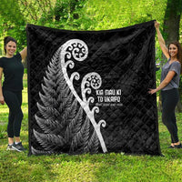 Kia Mau Ki To Ukaipo Quilt Te Reo Maori Koru Fern Art