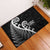 Kia Mau Ki To Ukaipo Rubber Doormat Te Reo Maori Koru Fern Art