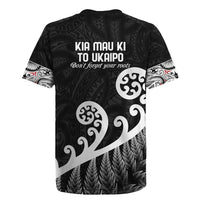 Kia Mau Ki To Ukaipo Rugby Jersey Te Reo Maori Koru Fern Art