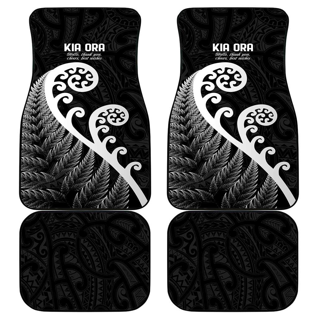 Kia Ora Maori Language Car Mats Te Reo Maori Koru Fern Art