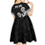 Kia Ora Maori Language Kid Short Sleeve Dress Te Reo Maori Koru Fern Art
