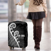 Kia Ora Maori Language Luggage Cover Te Reo Maori Koru Fern Art LT9 - Polynesian Pride
