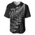 New Zealand Te Reo Māori Baseball Jersey Simple Black Fern