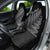 New Zealand Te Reo Māori Car Seat Cover Simple Black Fern