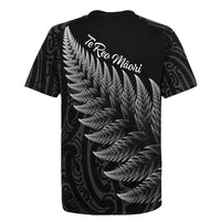 New Zealand Te Reo Māori Rugby Jersey Simple Black Fern