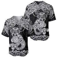 Te Reo Maori Tiki Inspired Art Baseball Jersey LT9 - Polynesian Pride
