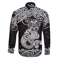 Te Reo Maori Tiki Inspired Art Family Matching Short Sleeve Bodycon Dress and Hawaiian Shirt